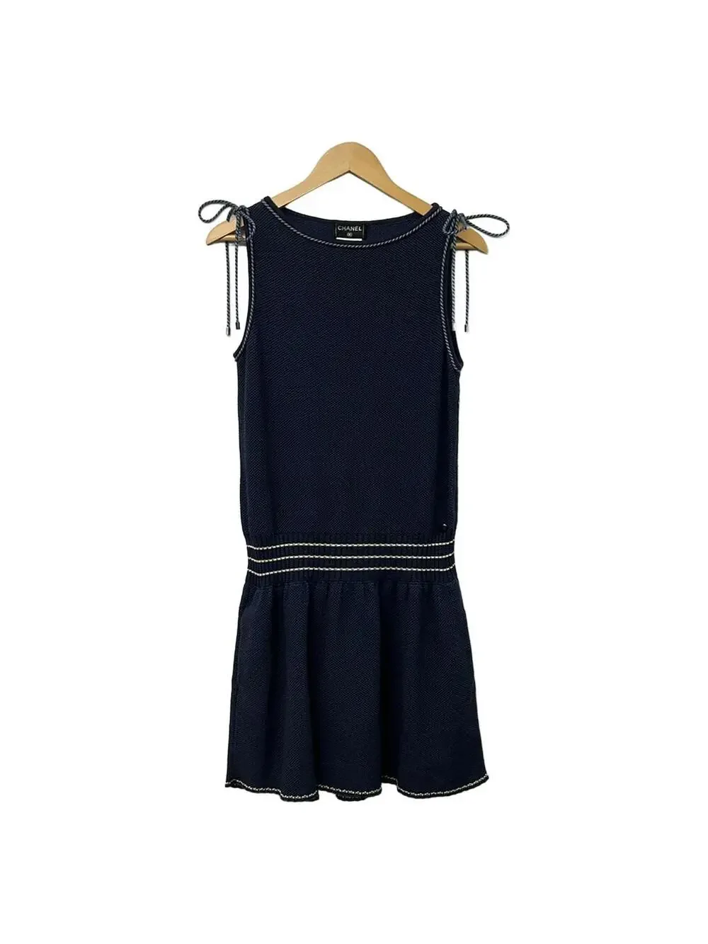 Chanel Navy White Women's Dress #277604C61B